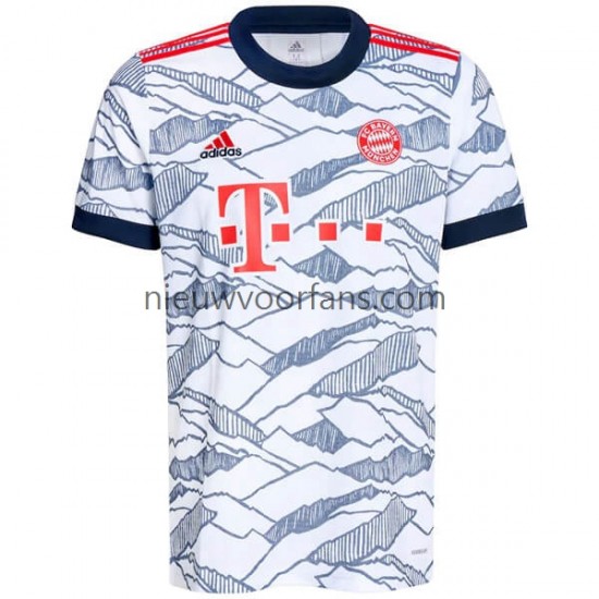 FC Bayern München Heren Shirt met Bedrukking Derde 2021-2022 Korte Mouw