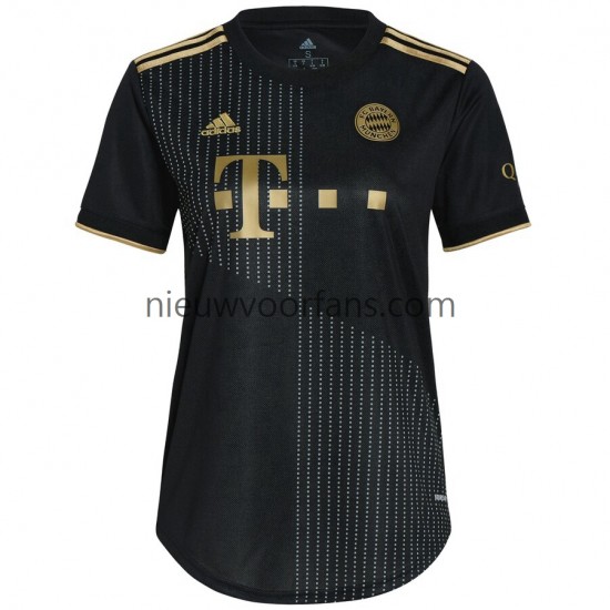 FC Bayern München Dames Shirt met Bedrukking Uit 2021-2022 Korte Mouw