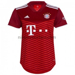 FC Bayern München Dames Shirt met Bedrukking Thuis 2021-2022 Korte Mouw