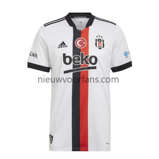 Besiktas Heren Shirt met Bedrukking Thuis 2021-2022 Korte Mouw