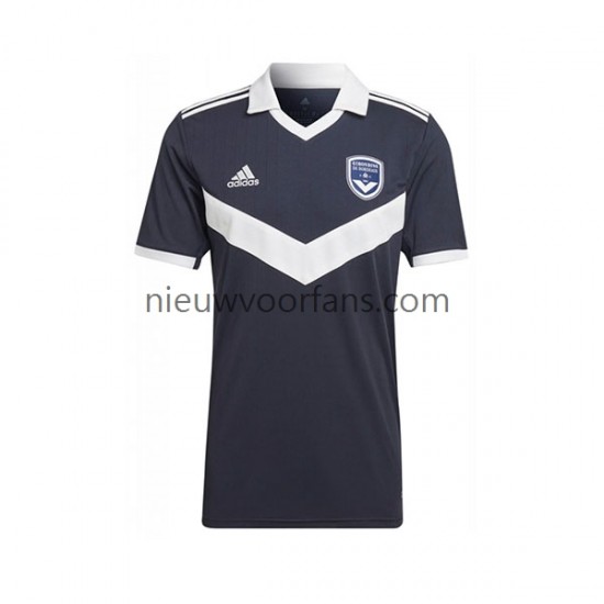 Bordeaux Heren Shirt met Bedrukking Thuis 2022-2023 Korte Mouw