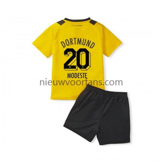 Borussia Dortmund Kind Shirt met Bedrukking Anthony Modeste 20 Thuis 2022-2023 Korte Mouw