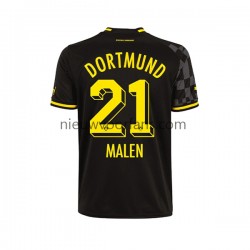 Borussia Dortmund Heren Shirt met Bedrukking Donyell Malen 21 Uit 2022-2023 Korte Mouw