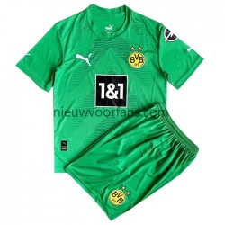 Borussia Dortmund Kind Shirt met Bedrukking Doelman Uit 2022-2023 Korte Mouw