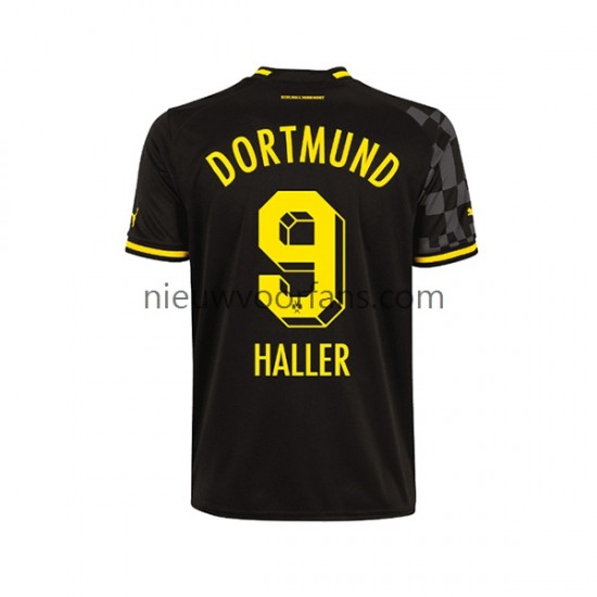 Borussia Dortmund Heren Shirt met Bedrukking Sebastien Haller 9 Uit 2022-2023 Korte Mouw