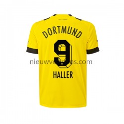 Borussia Dortmund Heren Shirt met Bedrukking Sebastien Haller 9 Thuis 2022-2023 Korte Mouw