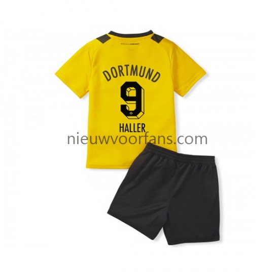 Borussia Dortmund Kind Shirt met Bedrukking Sebastien Haller 9 Thuis 2022-2023 Korte Mouw