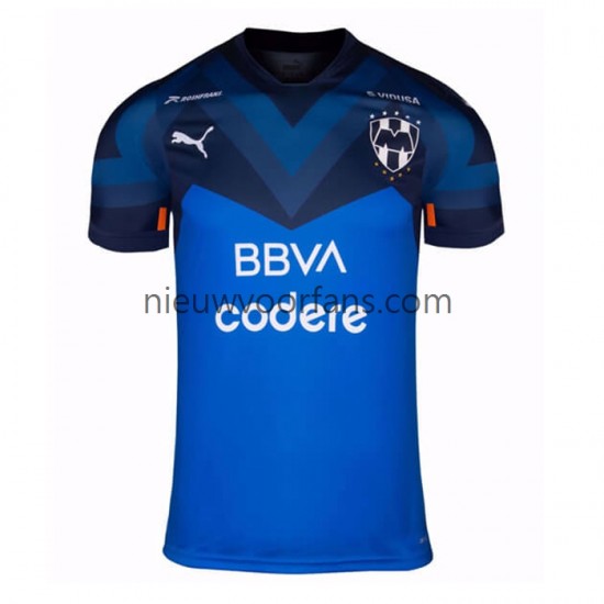 CF Monterrey Heren Shirt met Bedrukking Uit 2022-2023 Korte Mouw