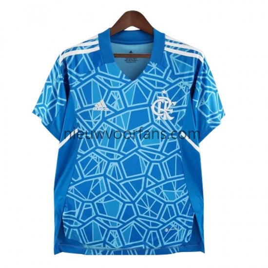 CR Flamengo Heren Shirt met Bedrukking Doelman Thuis 2022-2023 Korte Mouw