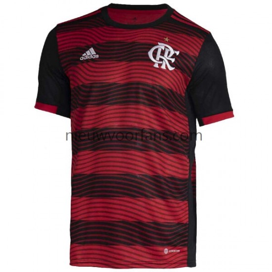 CR Flamengo Heren Shirt met Bedrukking Thuis 2022-2023 Korte Mouw