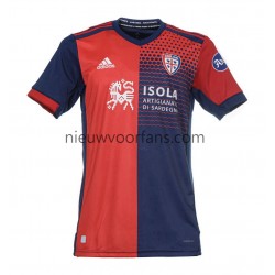 Cagliari Heren Shirt met Bedrukking Thuis 2021-2022 Korte Mouw