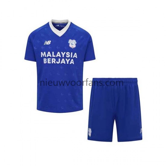 Cardiff City Kind Shirt met Bedrukking Thuis 2022-2023 Korte Mouw