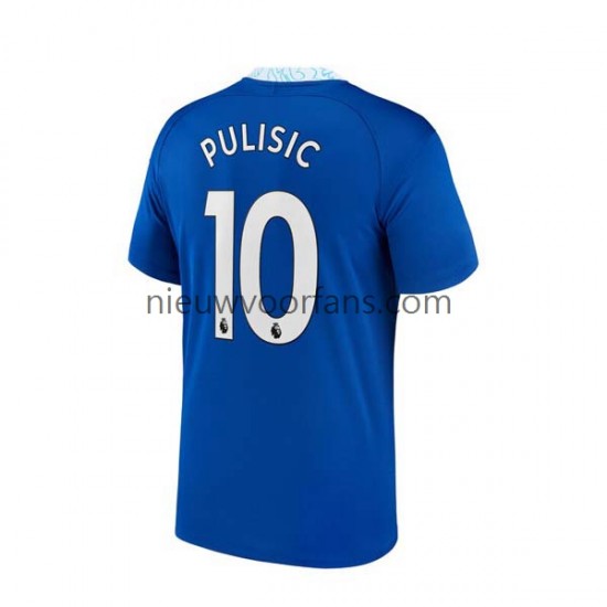 Chelsea Heren Shirt met Bedrukking Christian Pulisic 10 Thuis 2022-2023 Korte Mouw
