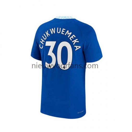 Chelsea Heren Shirt met Bedrukking Chukwuemeka 30 Thuis 2022-2023 Korte Mouw