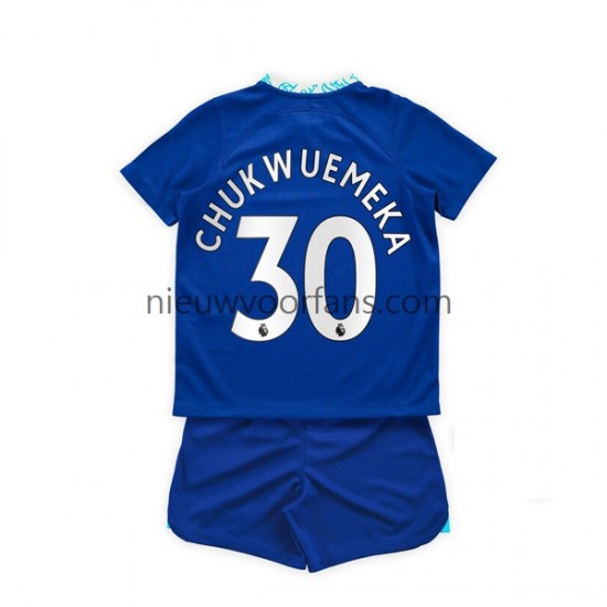 Chelsea Kind Shirt met Bedrukking Chukwuemeka 30 Thuis 2022-2023 Korte Mouw