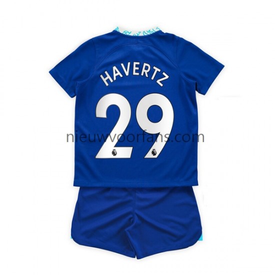 Chelsea Kind Shirt met Bedrukking Kai Havertz 29 Thuis 2022-2023 Korte Mouw