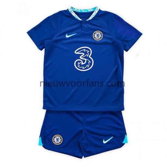 Chelsea Kind Shirt met Bedrukking Thuis 2022-2023 Korte Mouw