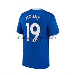 Chelsea Heren Shirt met Bedrukking Mason Mount 19 Thuis 2022-2023 Korte Mouw
