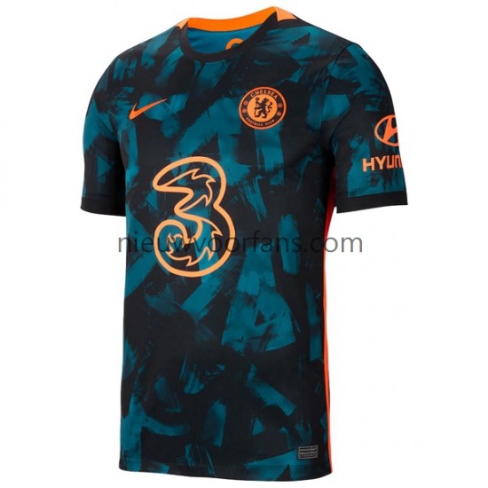 Chelsea Heren Shirt met Bedrukking Derde 2021-2022 Korte Mouw