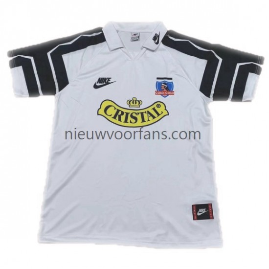 Colo-Colo Heren Shirt met Bedrukking 1995 Retro Thuis Korte Mouw