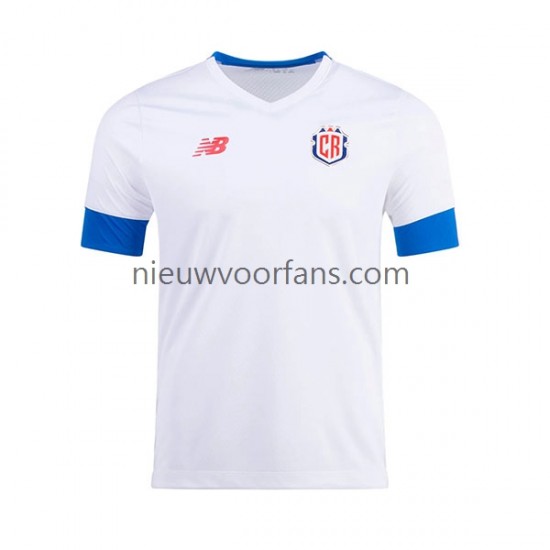 Costa Rica Heren Shirt met Bedrukking Uit WK 2022 Korte Mouw