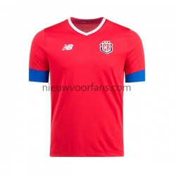 Costa Rica Heren Shirt met Bedrukking Thuis WK 2022 Korte Mouw