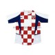 Kroatië Heren Shirt met Bedrukking Thuis 2002 Korte Mouw