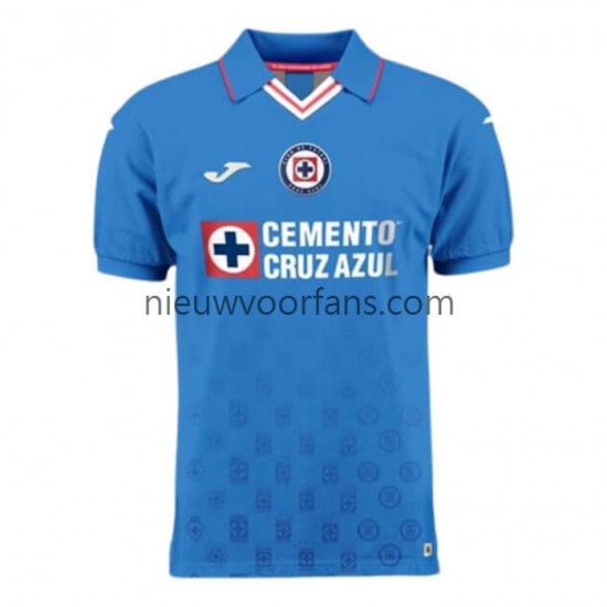 Cruz Azul Heren Shirt met Bedrukking Thuis 2022-2023 Korte Mouw