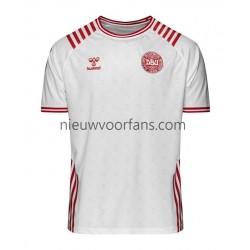 Denemarken Heren Shirt met Bedrukking Special Uit WK 2022 Korte Mouw