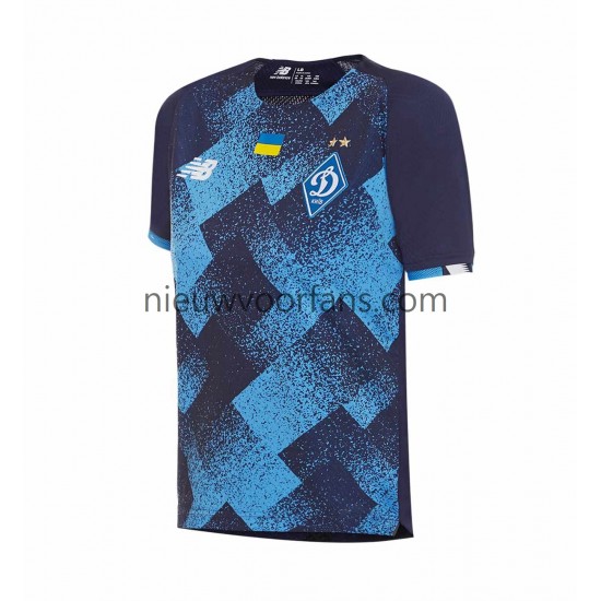 Dynamo Kyiv Heren Shirt met Bedrukking Uit 2021-2022 Korte Mouw