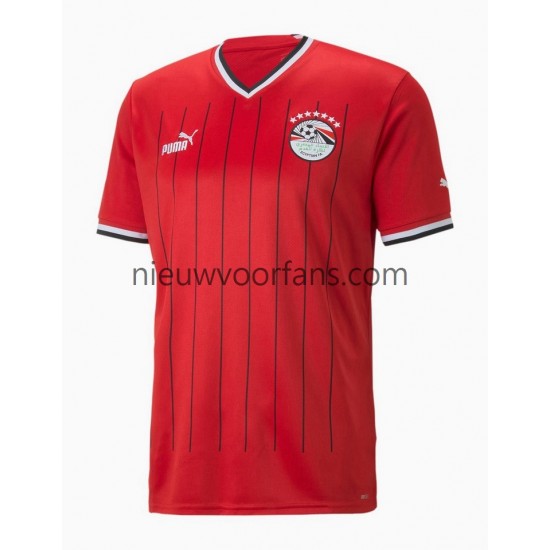 Egypte Heren Shirt met Bedrukking Thuis 2022 Korte Mouw