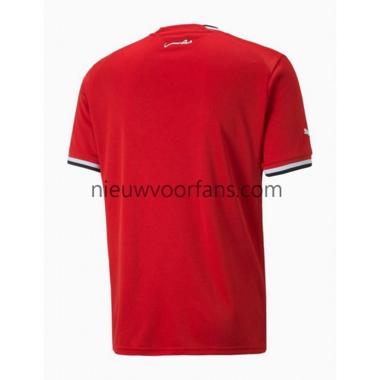 Egypte Heren Shirt met Bedrukking Thuis 2022 Korte Mouw