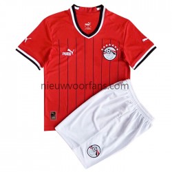 Egypte Kind Shirt met Bedrukking Thuis 2022 Korte Mouw