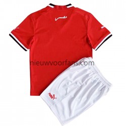 Egypte Kind Shirt met Bedrukking Thuis 2022 Korte Mouw