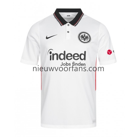 Eintracht Frankfurt Heren Shirt met Bedrukking Derde 2021-2022 Korte Mouw
