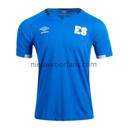 EL Salvador Heren Shirt met Bedrukking 2021 Thuis Korte Mouw