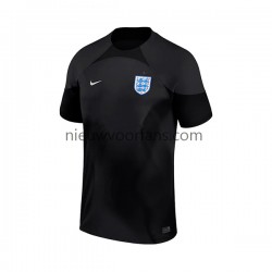 Engeland Heren Shirt met Bedrukking Doelman Thuis WK 2022 Korte Mouw