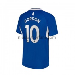 Everton Heren Shirt met Bedrukking Gordon 10 Thuis 2022-2023 Korte Mouw