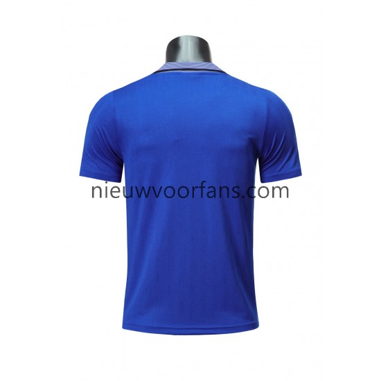 Everton Heren Shirt met Bedrukking 1995 Retro Thuis Korte Mouw