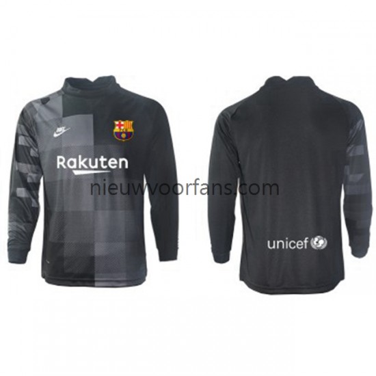 FC Barcelona Heren Shirt met Bedrukking Doelman Uit 2021-2022 Lange Mouw
