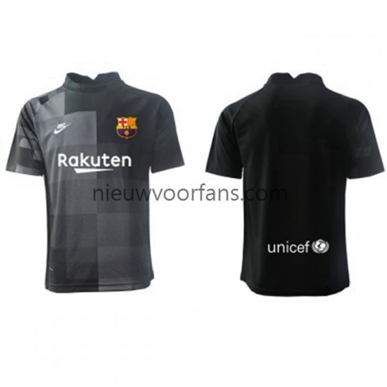 FC Barcelona Heren Shirt met Bedrukking Doelman Uit 2021-2022 Korte Mouw