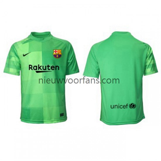 FC Barcelona Heren Shirt met Bedrukking Doelman Derde 2021-2022 Korte Mouw