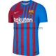 FC Barcelona Heren Shirt met Bedrukking Thuis 2021-2022 Korte Mouw