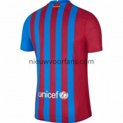 FC Barcelona Heren Shirt met Bedrukking Thuis 2021-2022 Korte Mouw