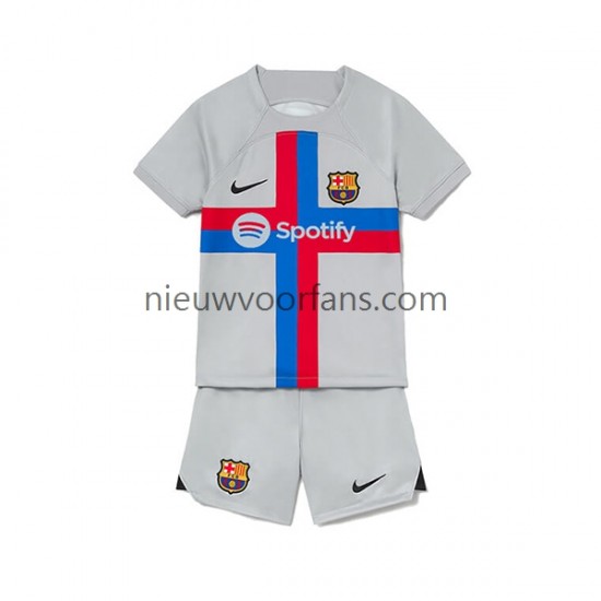 FC Barcelona Kind Shirt met Bedrukking Derde 2022-2023 Korte Mouw