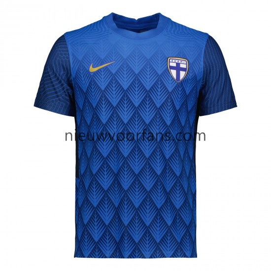 Finland Heren Shirt met Bedrukking Uit 2022 Korte Mouw