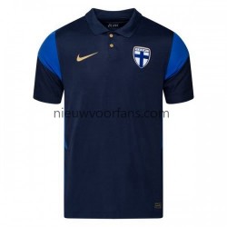 Finland Heren Shirt met Bedrukking Euro 2020 Uit Korte Mouw