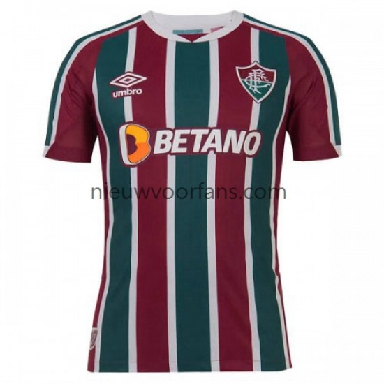Fluminense Heren Shirt met Bedrukking Thuis 2022-2023 Korte Mouw