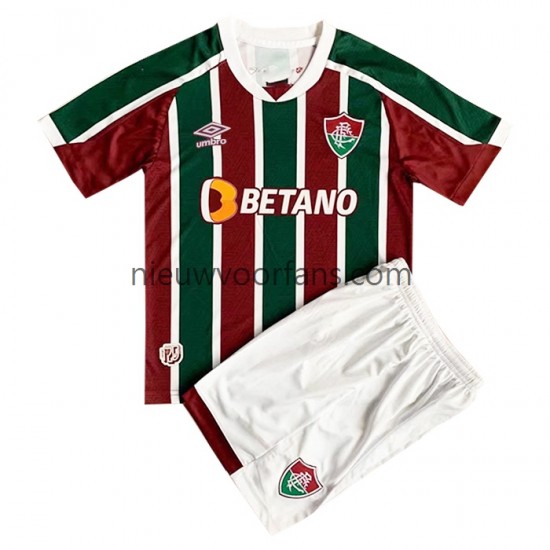 Fluminense Kind Shirt met Bedrukking Thuis 2022-2023 Korte Mouw