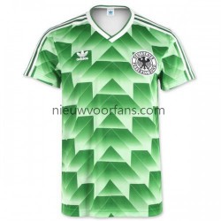 Duitsland Heren Shirt met Bedrukking 1990 Retro Uit Korte Mouw